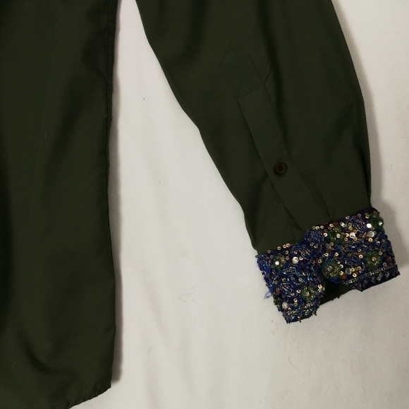 90S Givenchy upcycled embroidered shirt - Picture 6 of 11